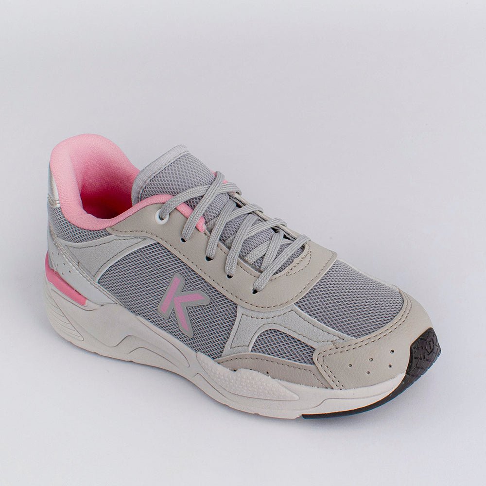 Tênis K360 Retro Cinza e Rosa - Kidy Calçados - Tênis