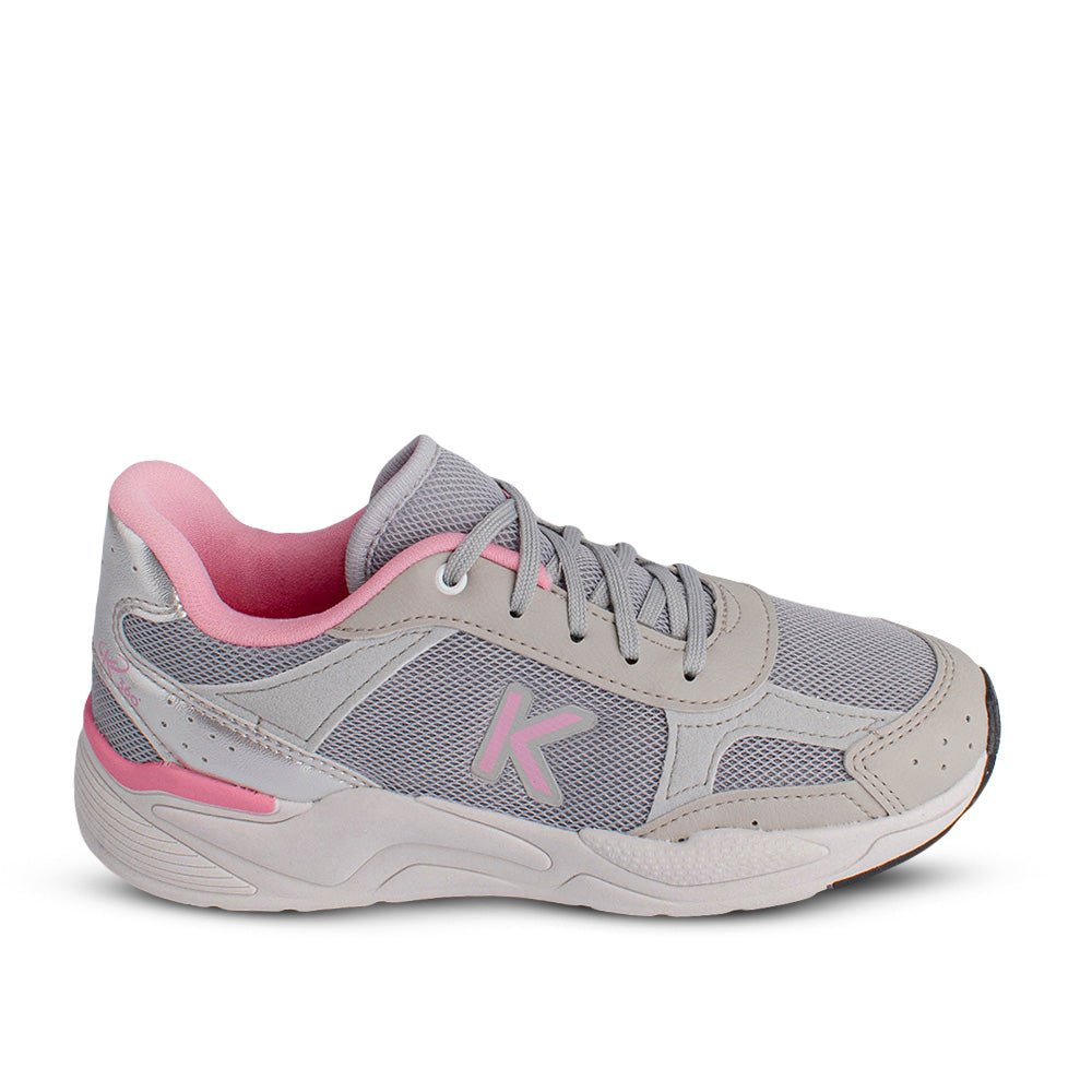Tênis K360 Retro Cinza e Rosa - Kidy Calçados - Tênis