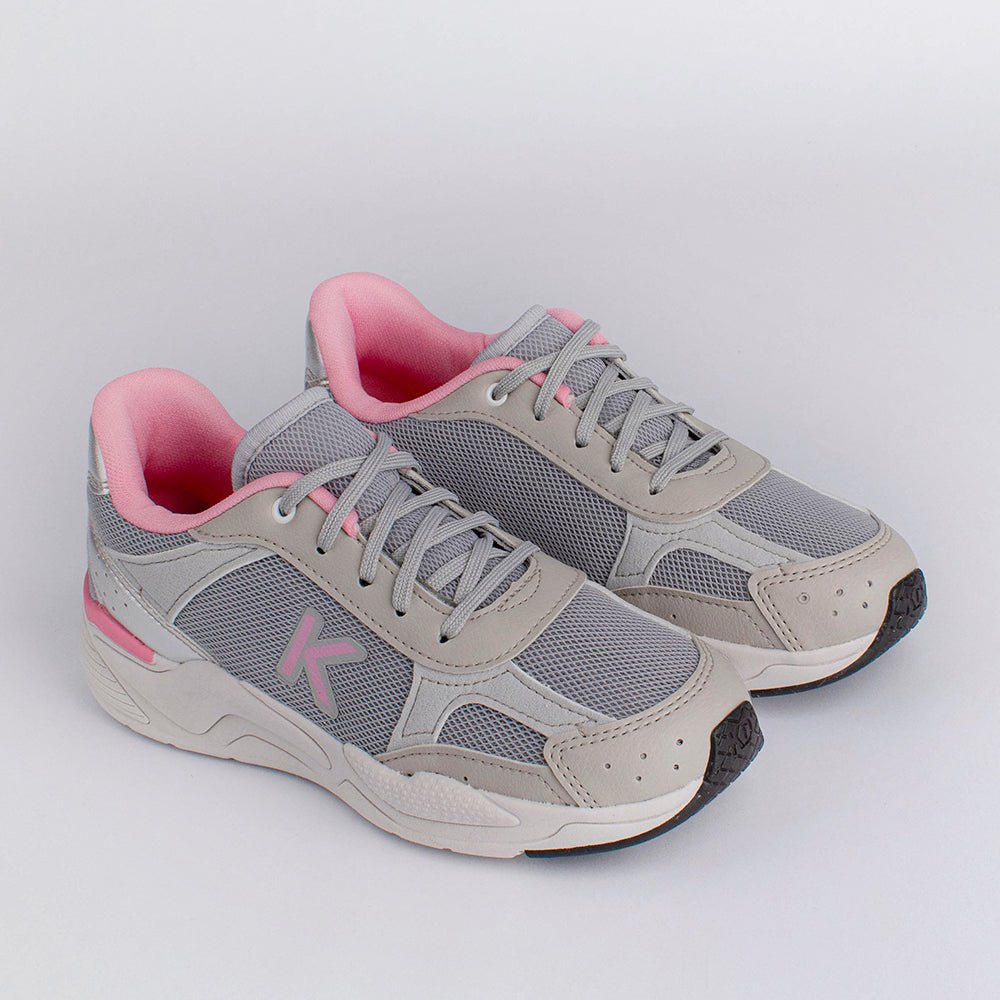 Tênis K360 Retro Cinza e Rosa - Kidy Calçados - Tênis