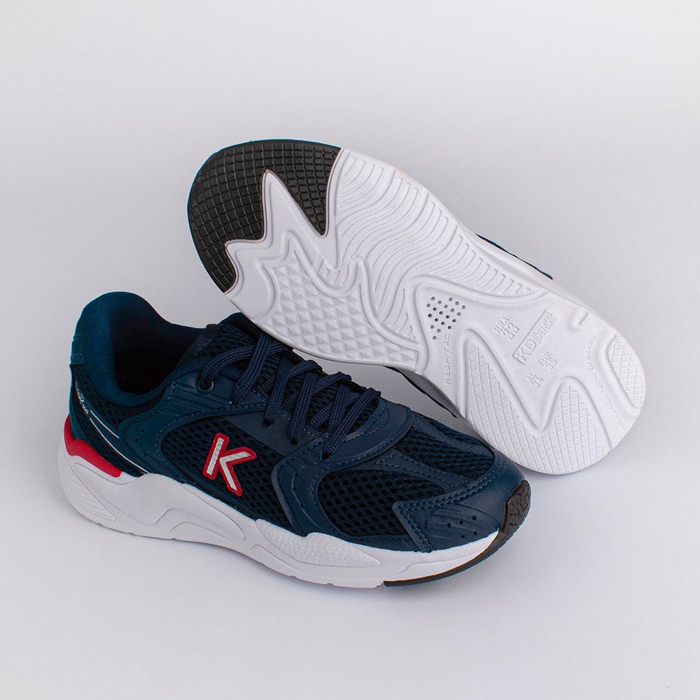 TENIS K360 RETRO MRNHO/VRLHO/PRATA KIDY - Kidy Calçados - Tênis