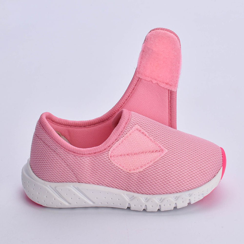 Tênis Kidy Bebê Equilíbrio Rosa com Pink Neon - Confortável, Leve e com Tecnologia Equilíbrio - Kidy Calçados - Tênis