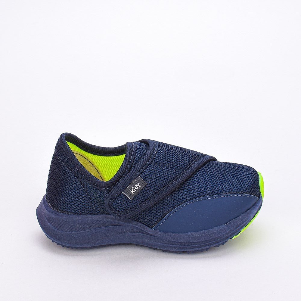 TÊNIS KIDY ENERGY BABY RESPI - TEC MARINHO/LARANJA/AMARELO Kidy - Kidy Calçados - Tênis