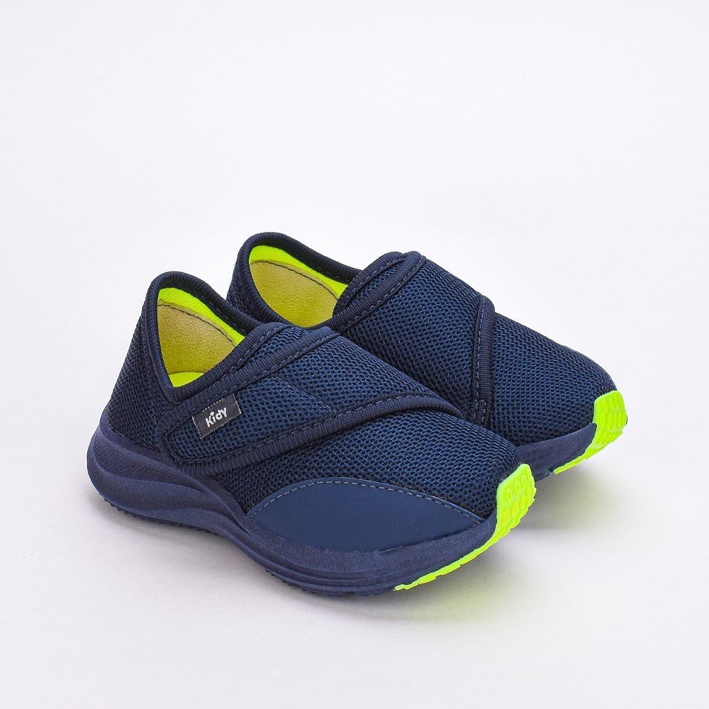 TÊNIS KIDY ENERGY BABY RESPI - TEC MARINHO/LARANJA/AMARELO Kidy - Kidy Calçados - Tênis