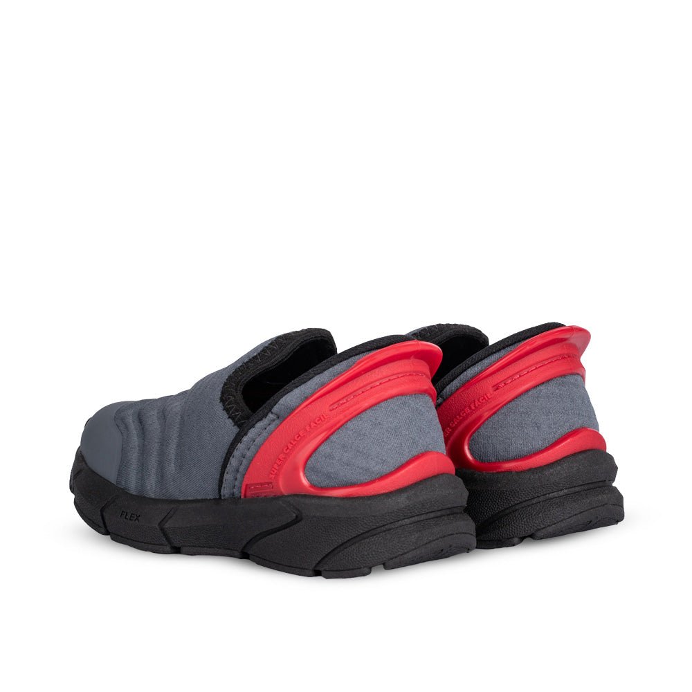 Tênis Kidy Energy Baby Respitec Grafite e Vermelho - Kidy Calçados - Tênis