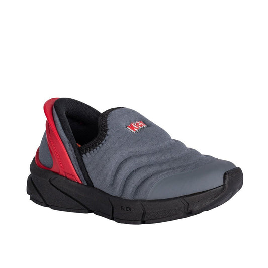 Tênis Kidy Energy Baby Respitec Grafite e Vermelho - Kidy Calçados - Tênis