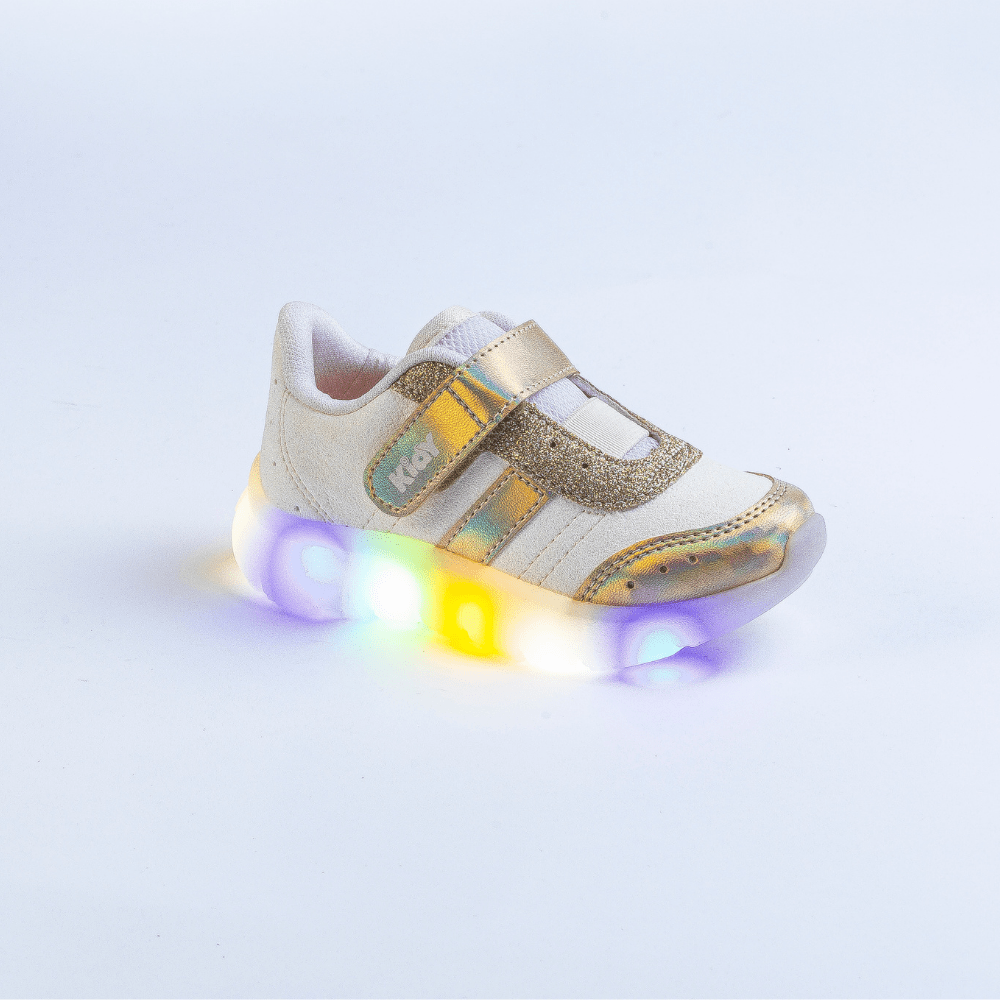 Tênis Kidy Flex Light Ouro - Kidy Calçados - Tênis