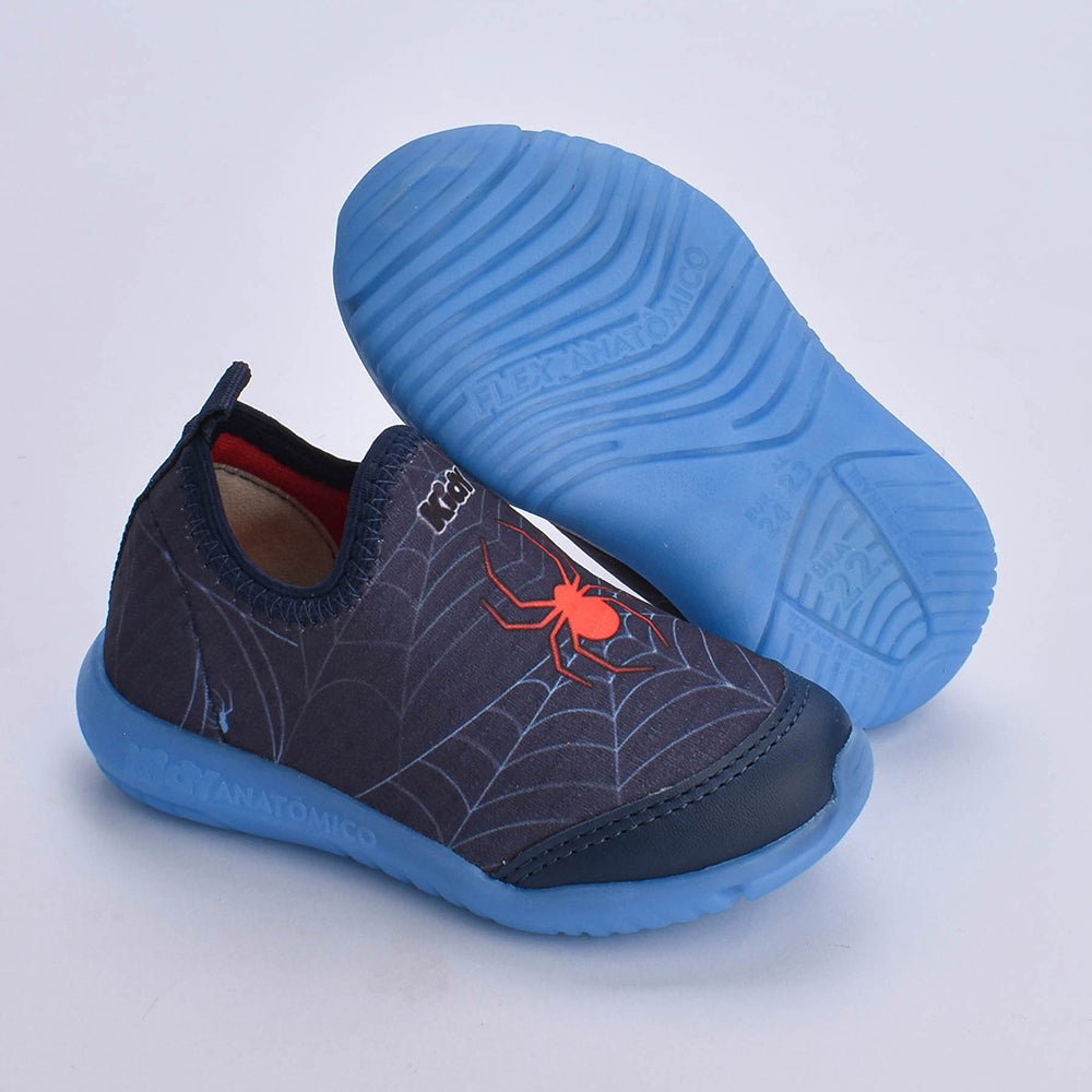 Tênis Kidy Flex Ligth Marinho e Vermelho - Kidy Calçados - Tênis