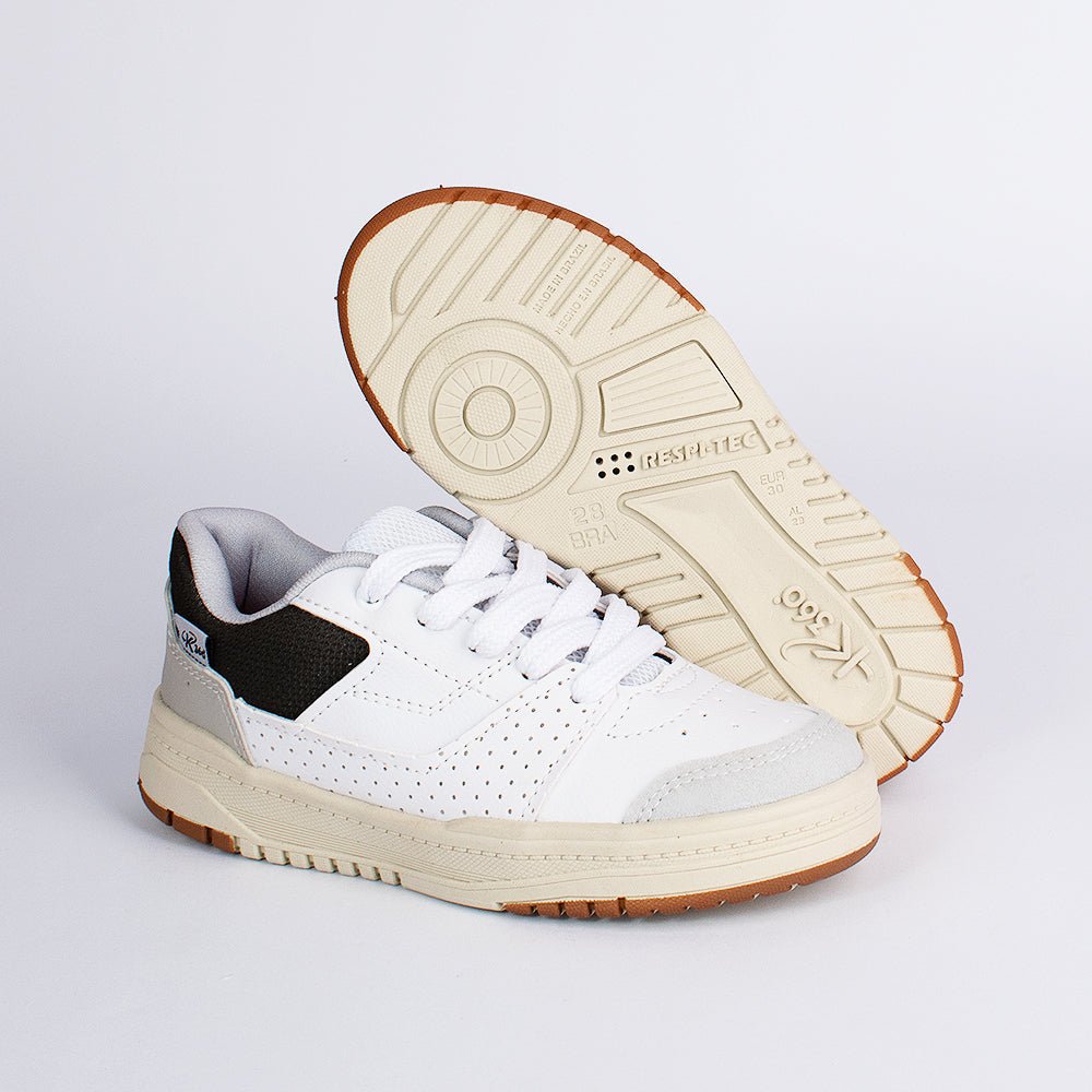 Tênis Kidy K360 Estilo Streetwear Branco - Confortável e Moderno - Kidy Calçados - Tênis