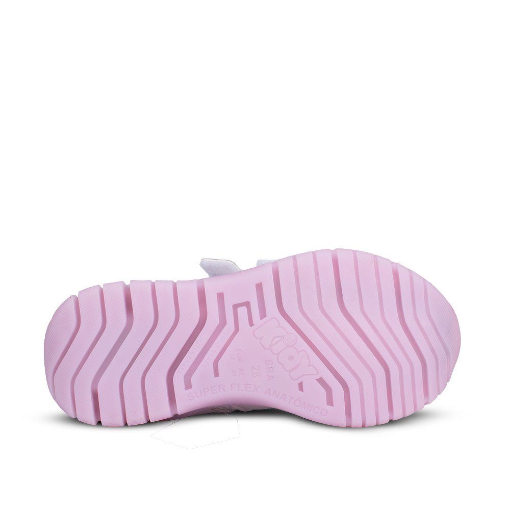 TENIS KIDY LIGHT FUN BRANCO/ROSA/LILAS - Kidy Calçados - Tênis