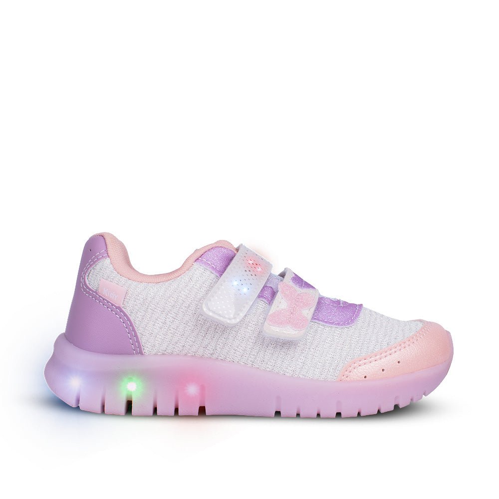 TENIS KIDY LIGHT FUN BRANCO/ROSA/LILAS - Kidy Calçados - Tênis