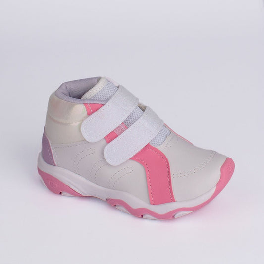 TÊNIS KIDY PLAY RESPITEC BRANCO/ROSA/LILAS - Kidy Calçados - Tênis