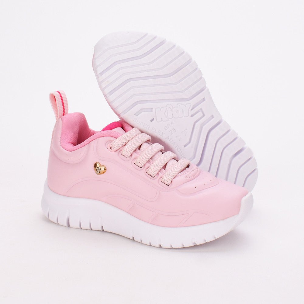 TENIS KIDY ULTRA FLEX NUDE/ROSA Kidy - Kidy Calçados - Tênis