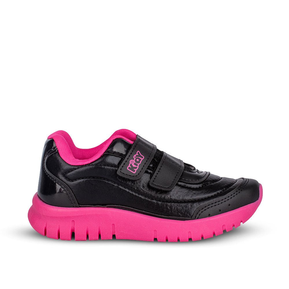 Tênis Kidy Ultra Flex Preto e Pink - Kidy Calçados - Tênis