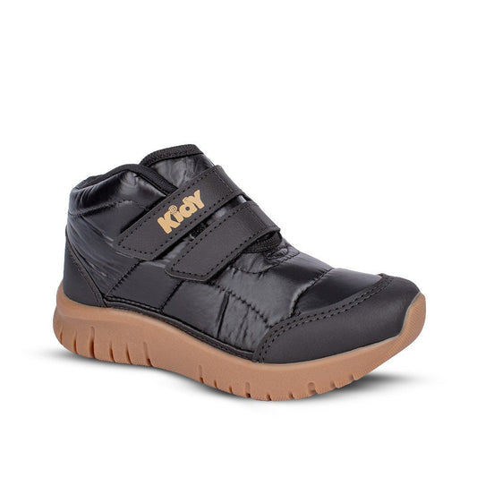 TENIS KIDY ULTRA FLEX PRETO/CREPE - Kidy Calçados - 
