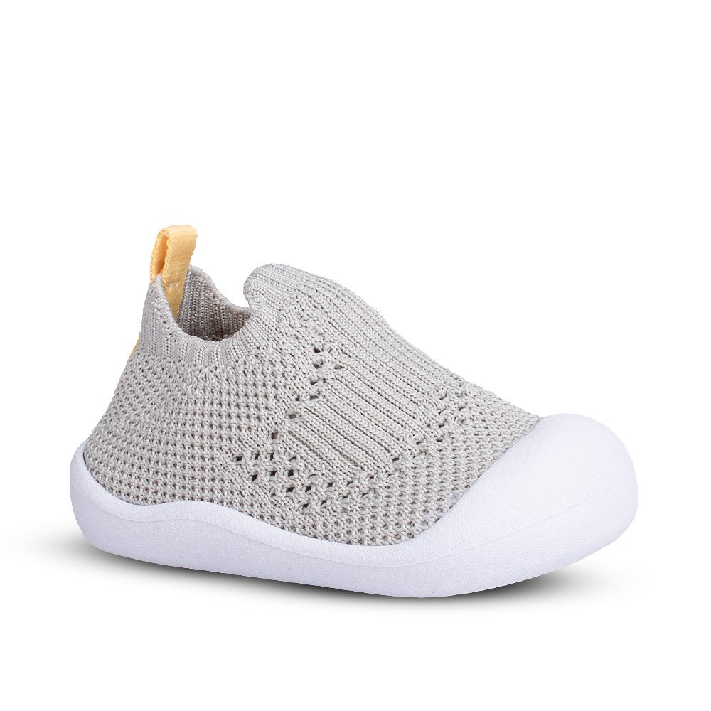 Tenis Meia Infantil Baby Unissex Kidy Cinza Primeiros Passos - Kidy Calçados - 