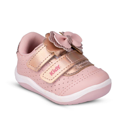 Tênis Menina Infantil Kidy Colors Equilíbrio Nude e Bronze - Kidy Calçados - Tênis