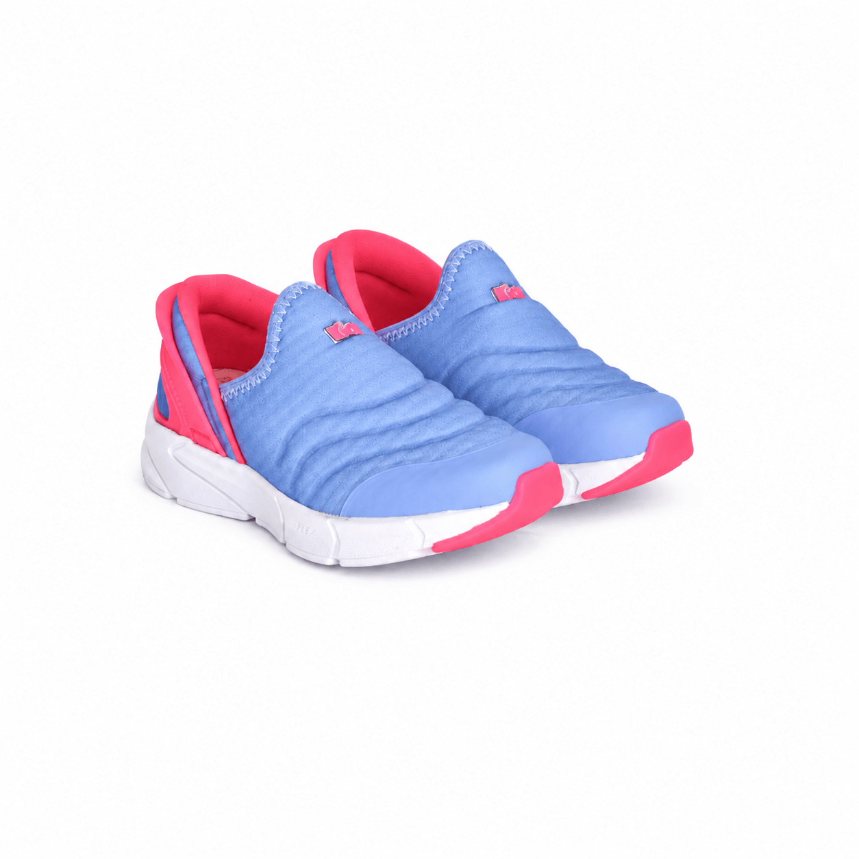 Tênis Menina Infantil Kidy Energy Baby Respitec Azul e Pink - Kidy Calçados - Tênis