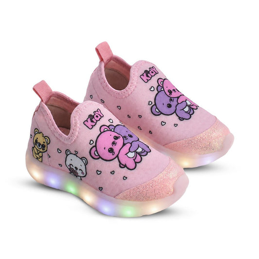 Tênis Menina Infantil Kidy Flex Light Nude - Kidy Calçados - Tênis