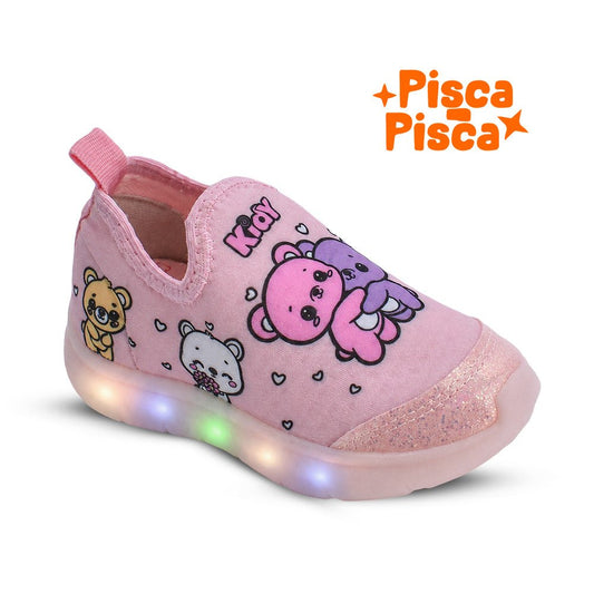 Tênis Menina Infantil Kidy Flex Light Nude - Kidy Calçados - Tênis
