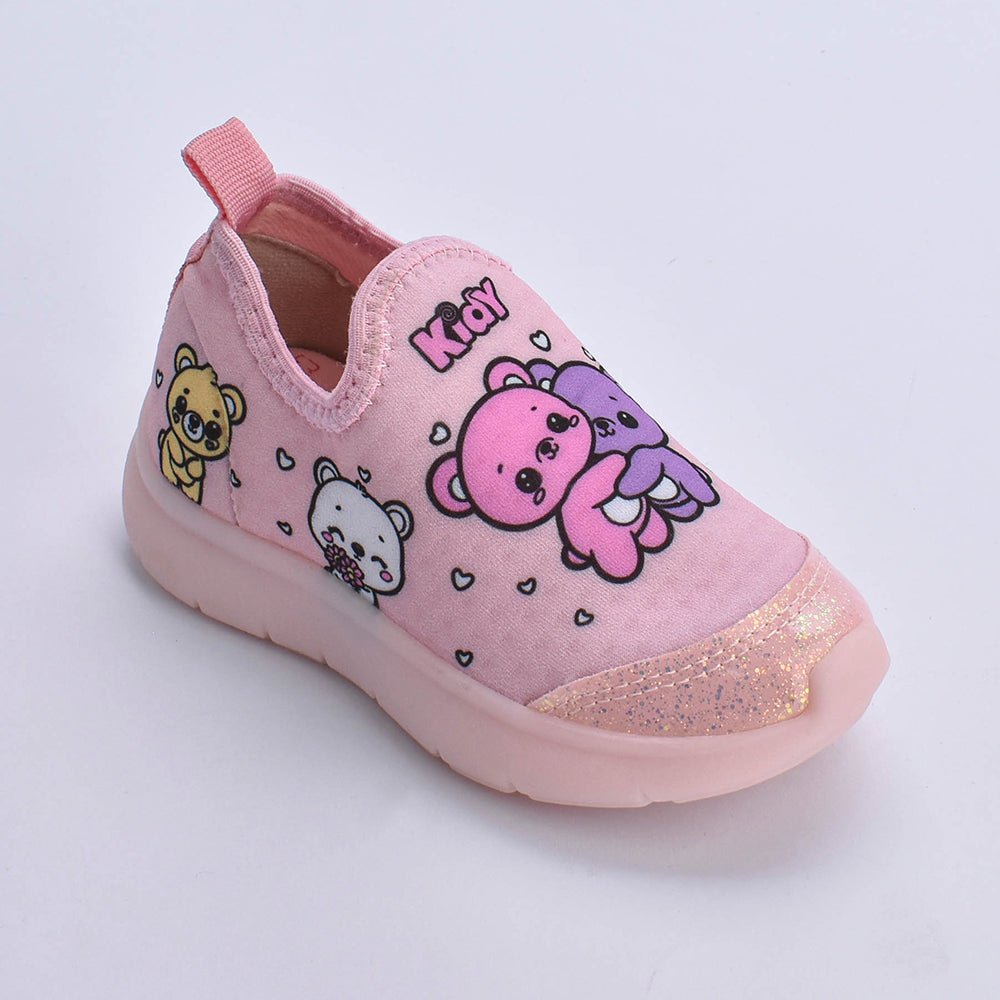 Tênis Menina Infantil Kidy Flex Light Nude - Kidy Calçados - Tênis