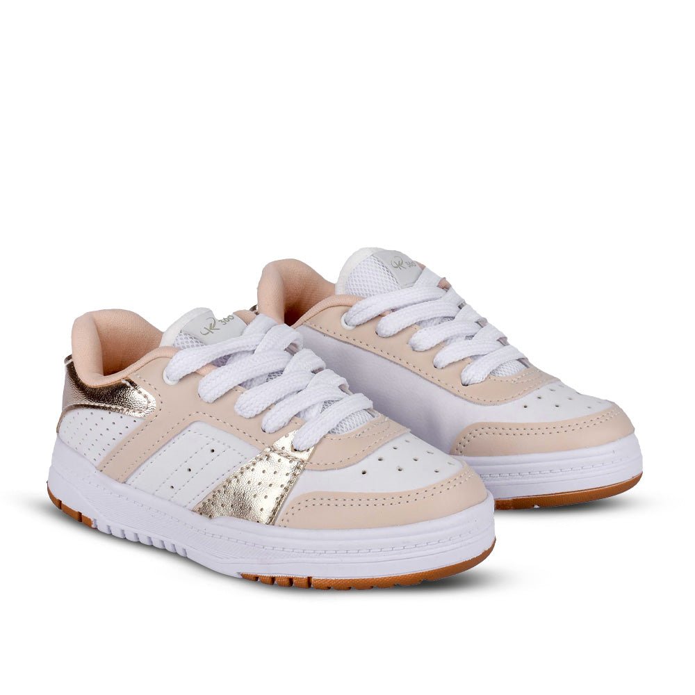 Tênis Menina Infantil Kidy K360 Estilo Branco Estiloso - Kidy Calçados - Tênis