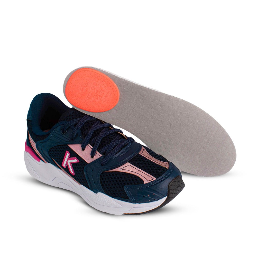 Tênis Menina K360 Retro Marinho Gloss - Kidy Calçados - Tênis