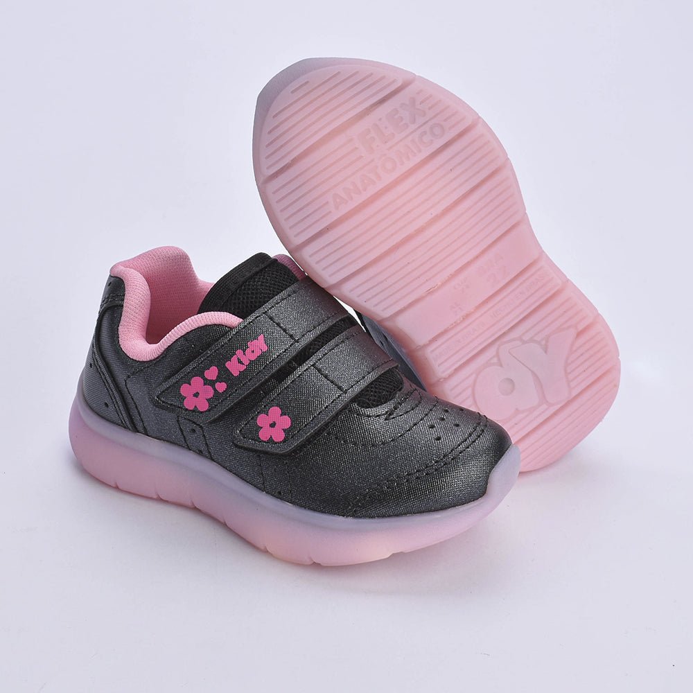 Tênis Menina Kidy Flex Light Preto - Kidy Calçados - Tênis