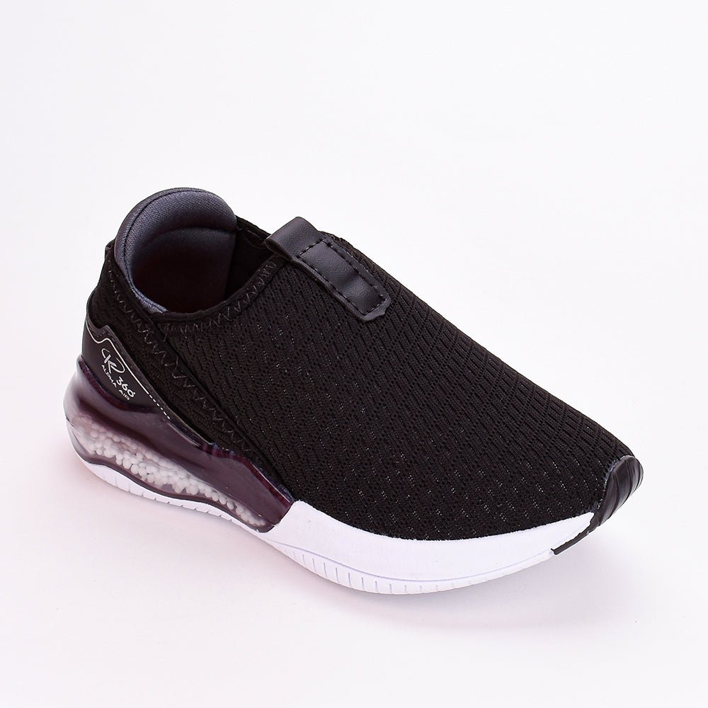 Tênis Menino Infantil K360 Alpha Air Preto e Prata - Kidy - Kidy Calçados - Tênis
