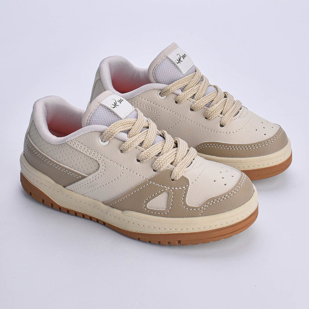 Tênis Menino Infantil K360 Estilo Respitec Natural Taupe - Kidy Calçados - Tênis