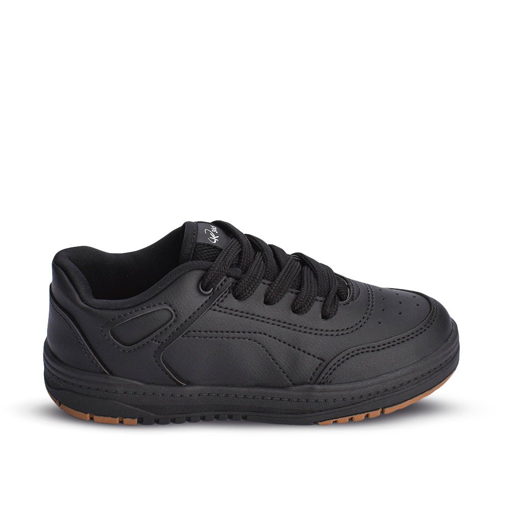 Tênis Menino Infantil K360 Estilo Respitec Preto e Caramelo - Kidy - Kidy Calçados - Tênis