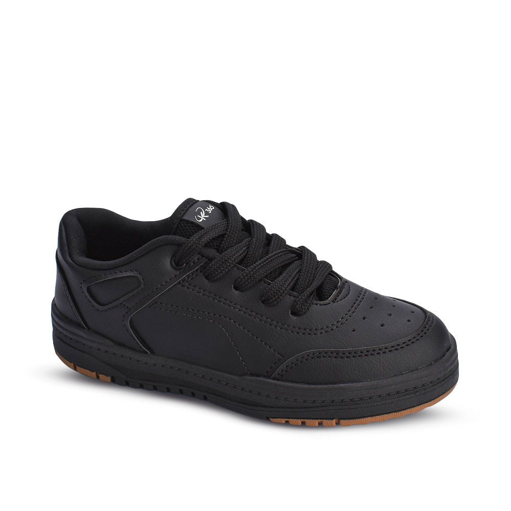 Tênis Menino Infantil K360 Estilo Respitec Preto e Caramelo - Kidy - Kidy Calçados - Tênis