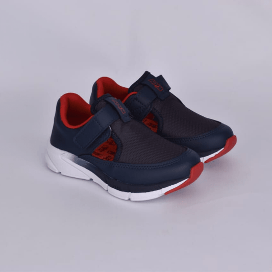 Tênis Menino Infantil Kidy Energy Baby Respitec Marinho e Vermelho - Kidy Calçados - Tênis