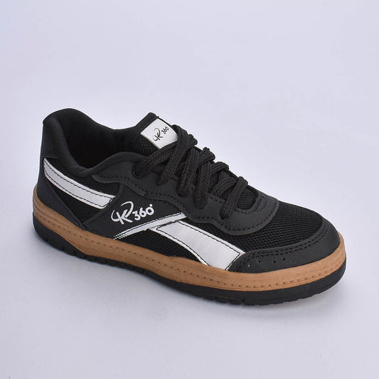 Tênis Menino K360 Estilo Respitec Preto e Branco - Kidy Calçados - Tênis