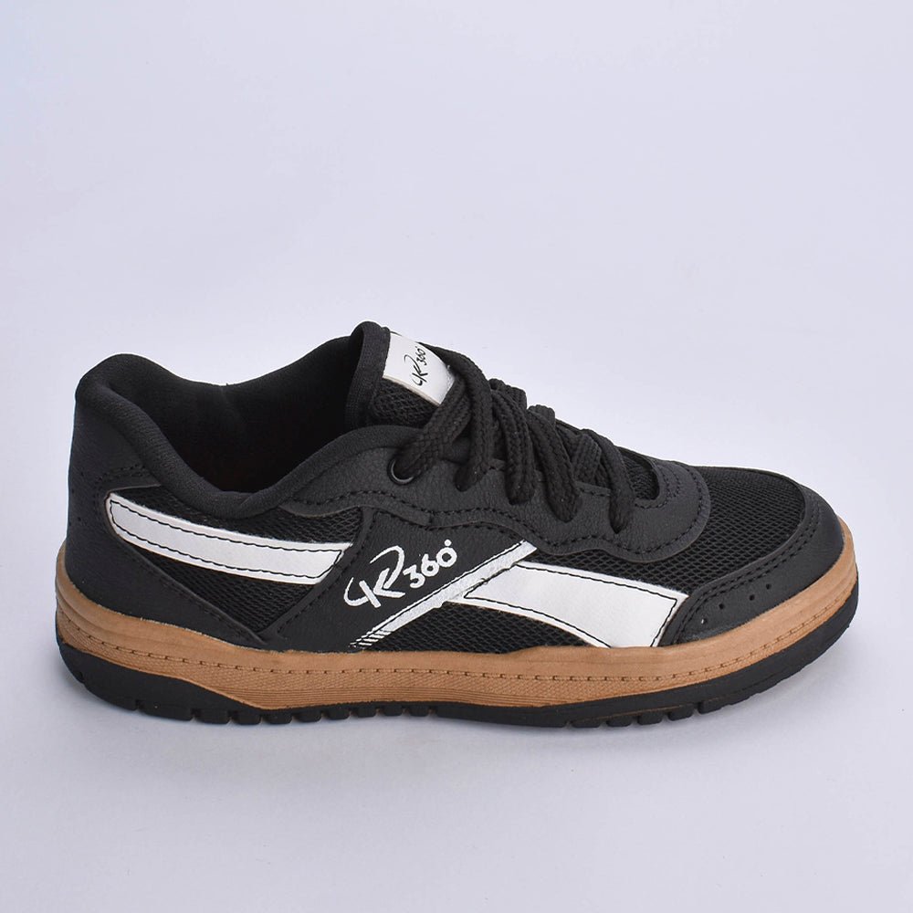Tênis Menino K360 Estilo Respitec Preto e Branco - Kidy Calçados - Tênis