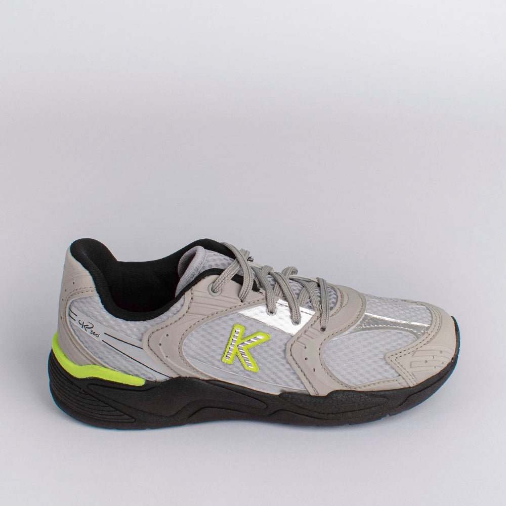 Tênis Menino K360 Retro Cinza e Preto - Kidy Calçados - Tênis