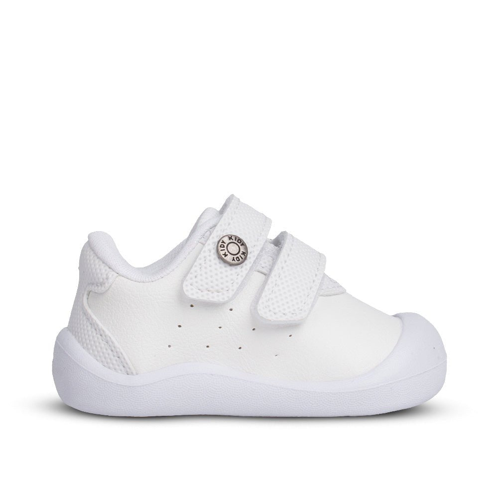 Tênis Sapatilha Infantil Menino Kidy Casual Branco Batizado Primeiros Passos - Kidy Calçados - 