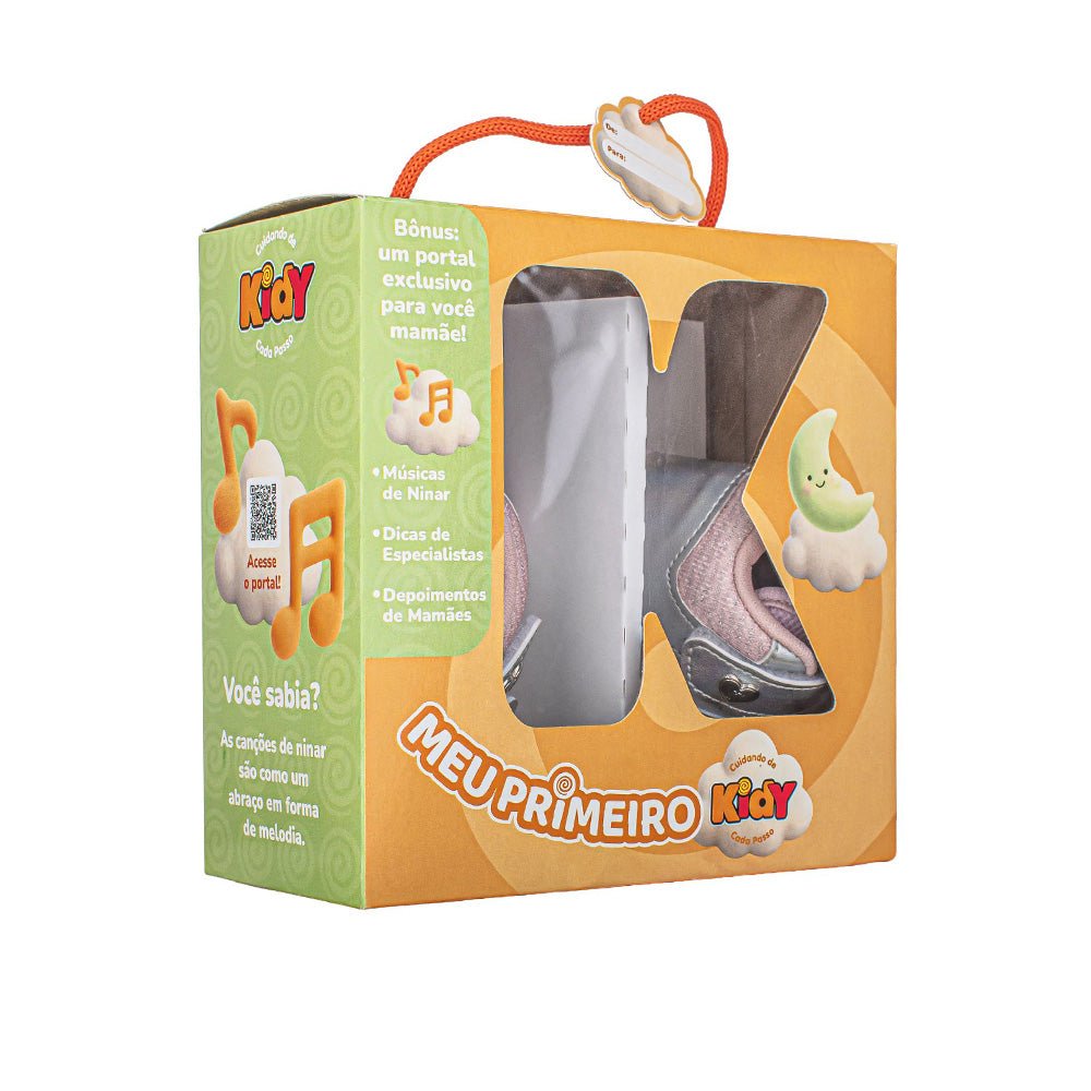Tênis Sapatilha Infantil Menino Kidy Casual Branco Batizado Primeiros Passos - Kidy Calçados - 