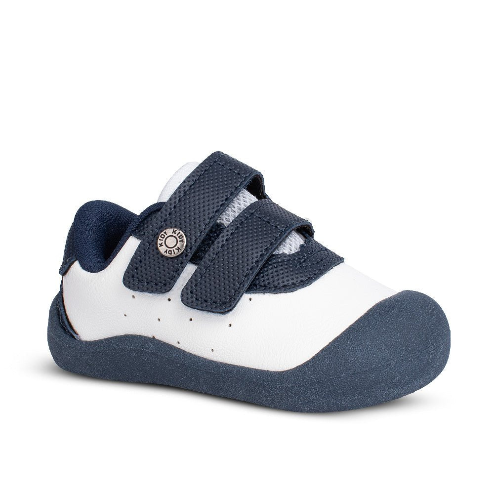 Tênis Sapatilha Infantil Menino Kidy Casual Marinho/Branco Primeiros Passos - Kidy Calçados - 