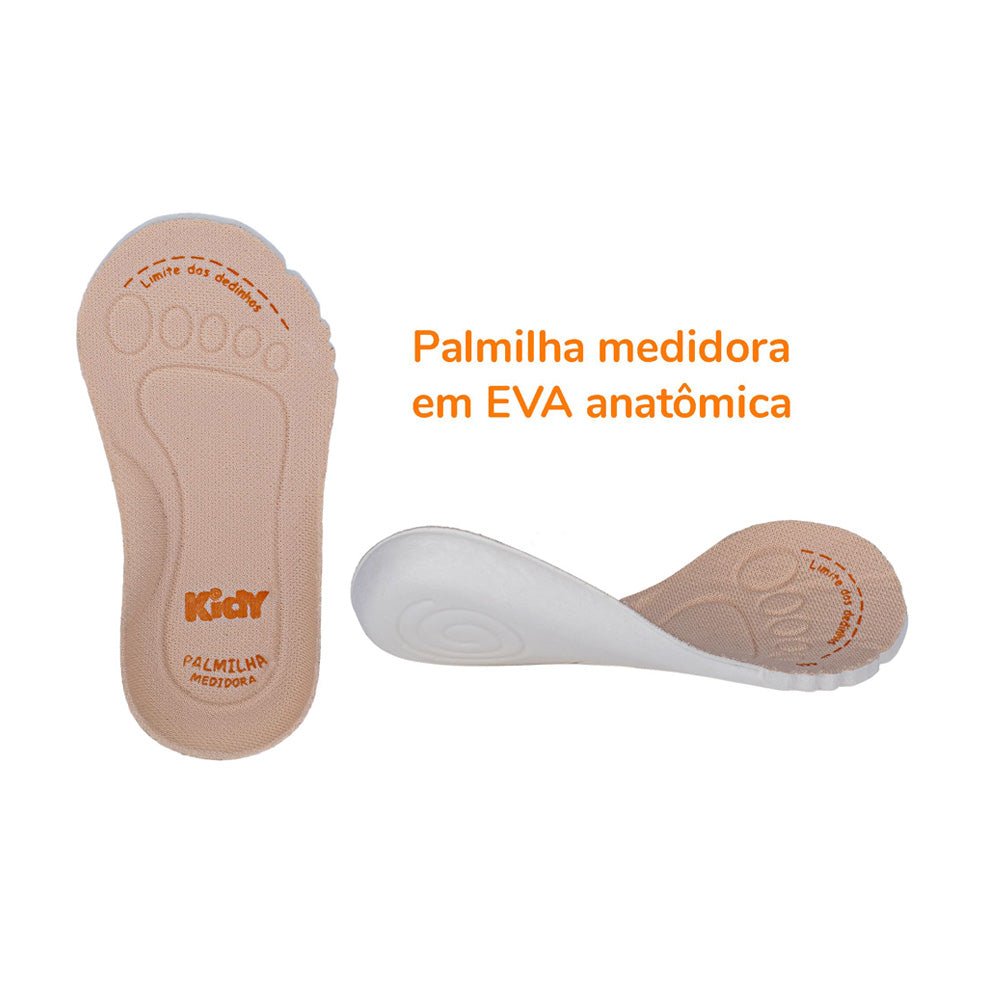 Tênis Sapatilha Infantil Menino Kidy Casual Natural Primeiros Passos - Kidy Calçados - 