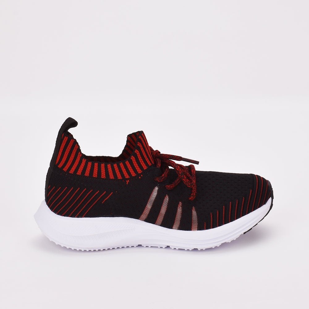 TENIS UNISSEX KIDY ENERGY RESPITEC PRETO/VERMELHO - Kidy Calçados - Tênis