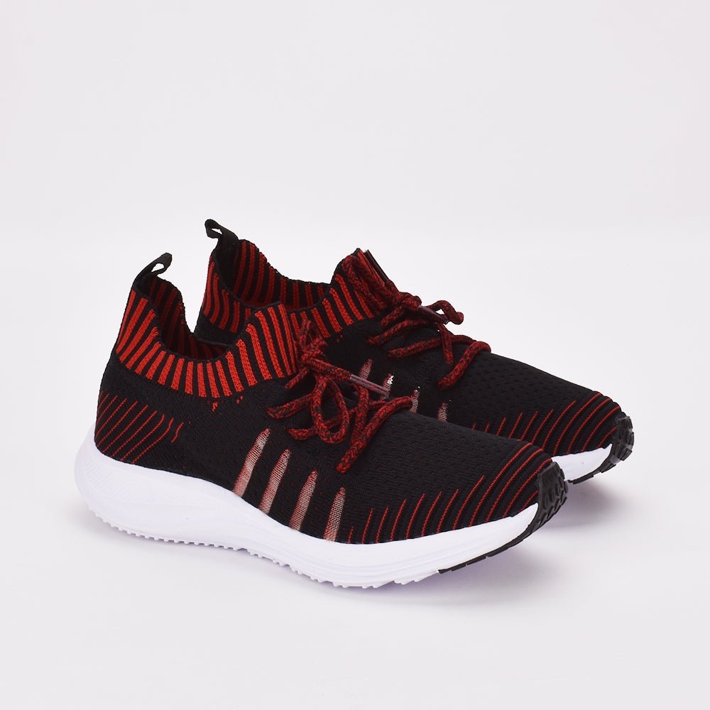 TENIS UNISSEX KIDY ENERGY RESPITEC PRETO/VERMELHO - Kidy Calçados - Tênis